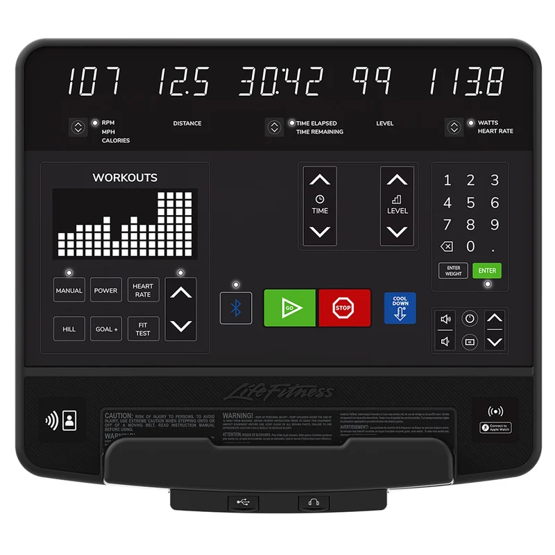 Life Fitness Club Series + Elliptical Cross Trainer with SL Console