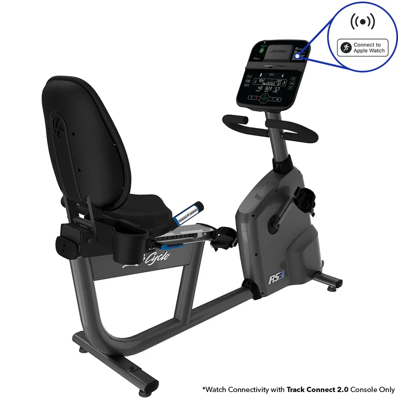 Life Fitness RS3 Recumbent Bike with Track Connect 2.0 Console