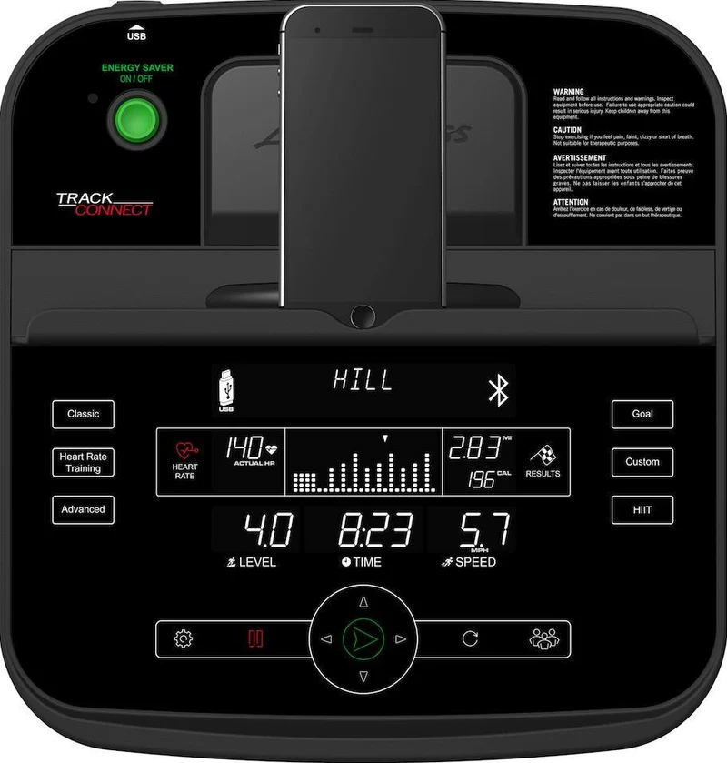 Life Fitness RS3 Recumbent Bike with Track Connect 2.0 Console