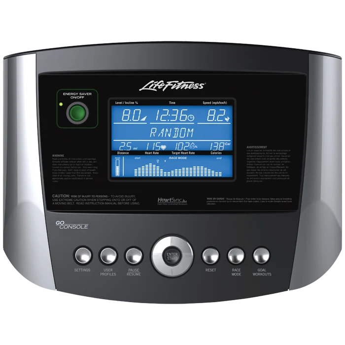 Life Fitness E3 Elliptical Cross-Trainer with Go Console