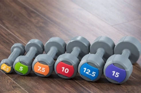 Life Fitness Studio Dumbbell Set and Rack