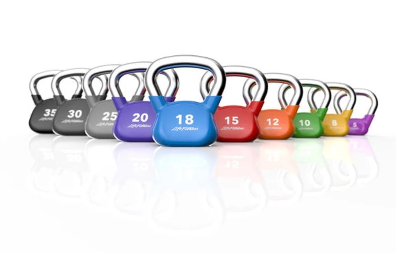 Life Fitness Studio Kettlebell Set & Rack