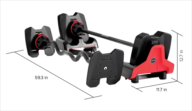 Bowflex Selectorised Barbell and Curlbar 36 kg