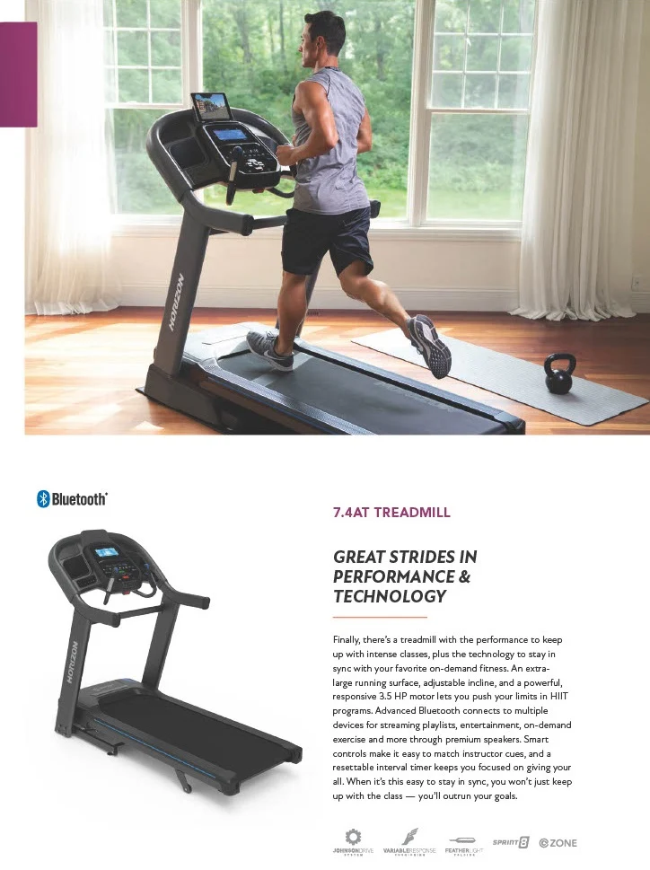 Horizon 7.4AT Studio Treadmill