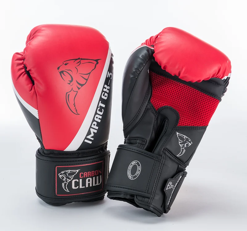Carbon Claw Impact Sparring Gloves - Red