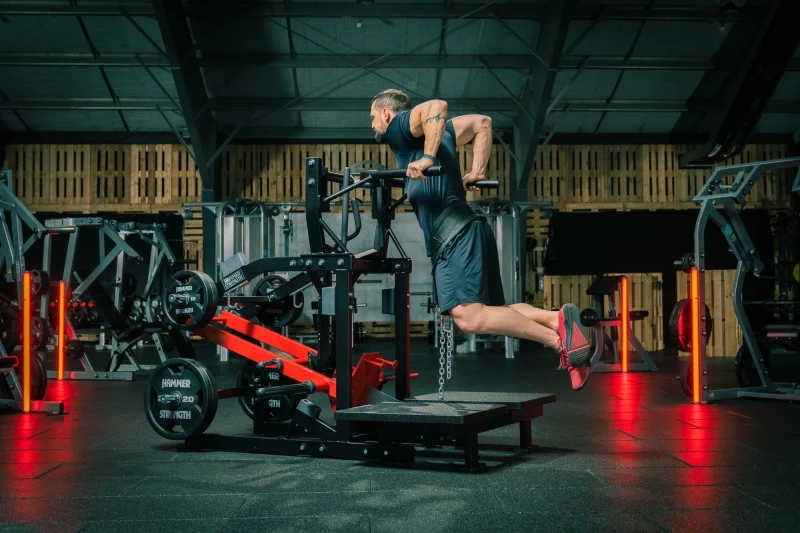 Hammer Strength Plate Loaded Belt Squat