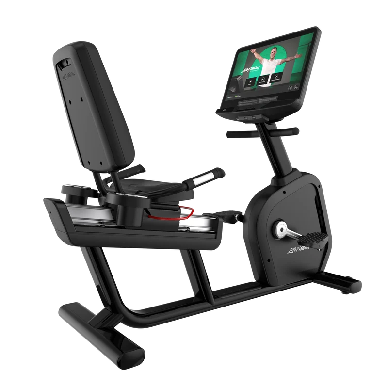 Life Fitness Integrity + Lifecycle Recumbent Bike with SE4HD Console