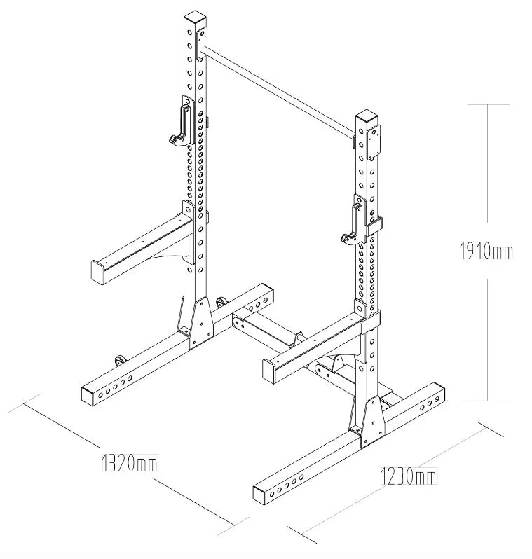 Primal Performance Series Folding Squat Rack