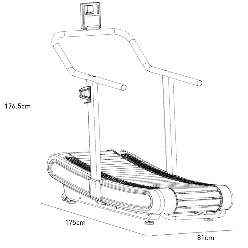 Primal Personal Series Curved Treadmill