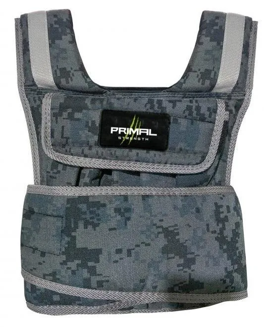 Primal Strength Commercial 20kg Camouflage Weighted vest