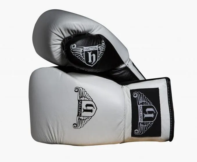 Hatton Pro Leather Lace Up Gloves 8oz - 16oz