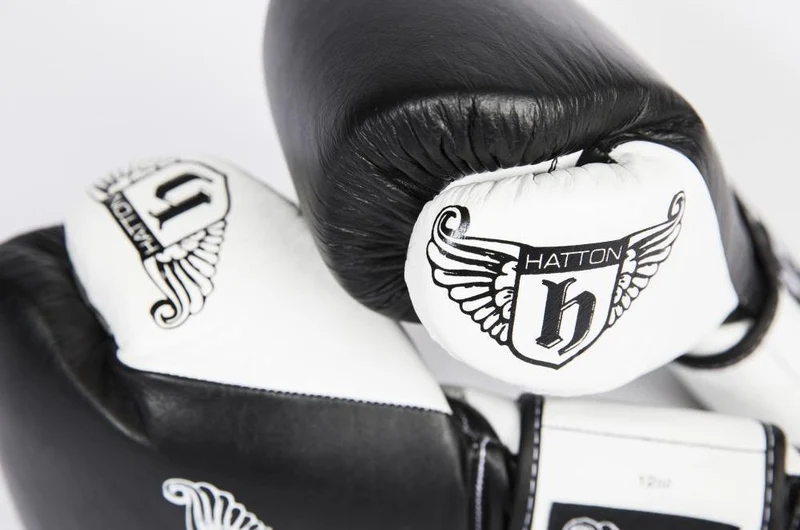 Hatton Pro Leather Velcro Gloves (Up to 16oz)