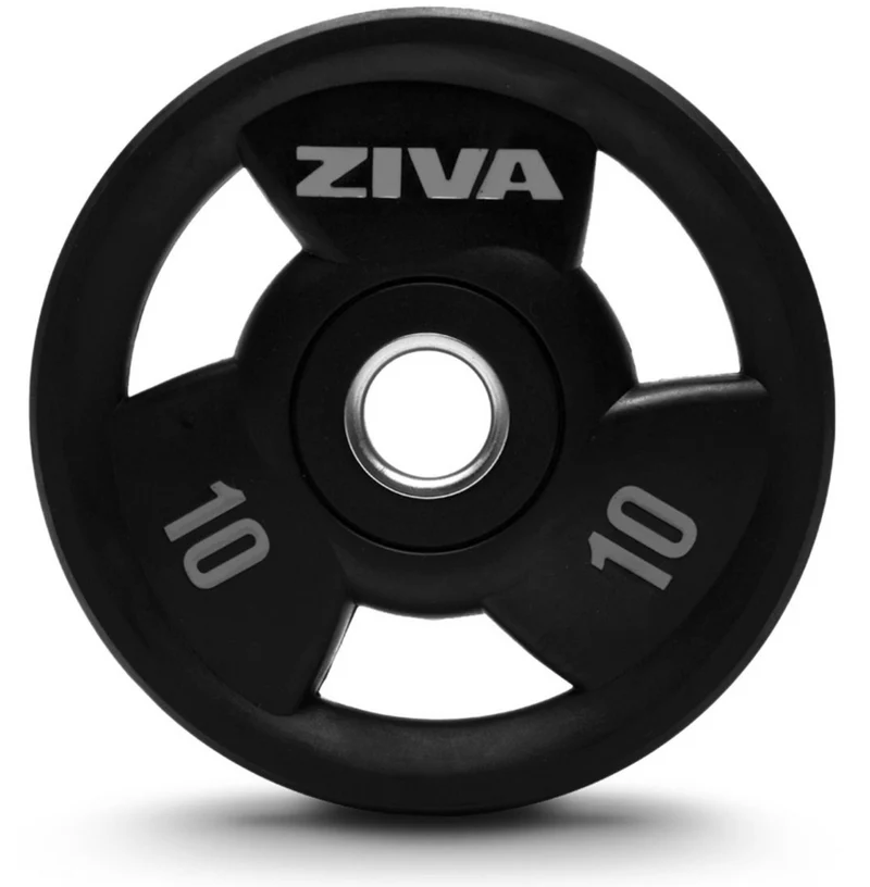 ZIVA SL VIRGIN RUBBER OLYMPIC GRIP DISC - 400kg Set