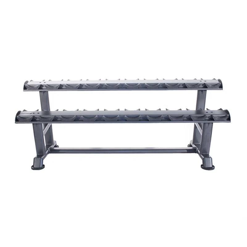 Physical Company 10 Pair Horizontal Dumbbell Saddle Rack (Empty)