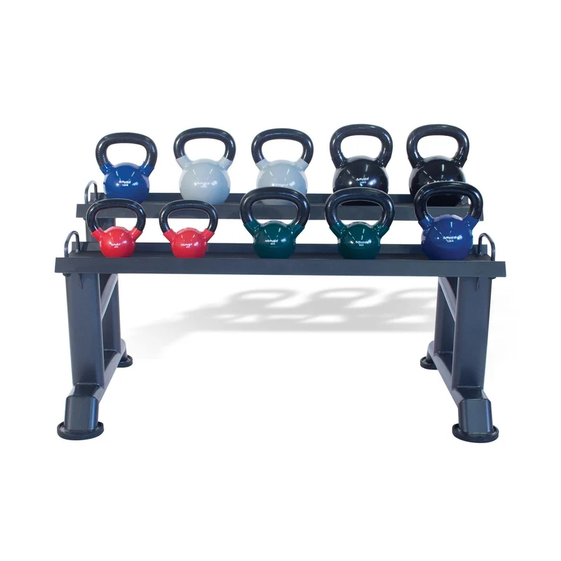 Physical Company 10 Vinyl Kettlebell Set with Rack