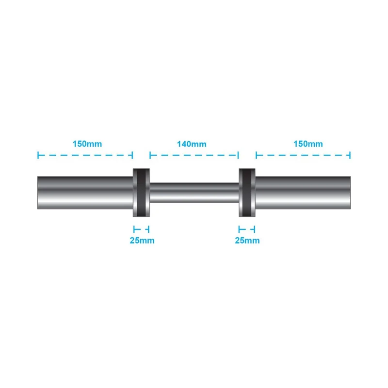 Physical Company Pro Olympic Dumbbell Bar - Single