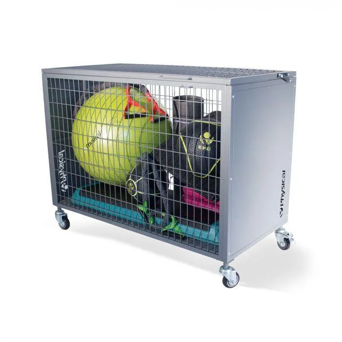 Physical Company Wheeled Storage Cage