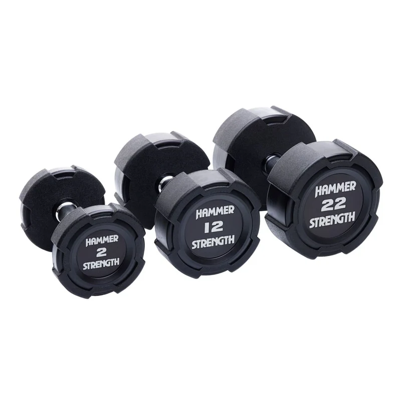 Hammer Strength Urethane Dumbbells - Sets
