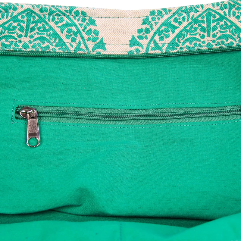 Palmette Leaf Yoga Kit Bag