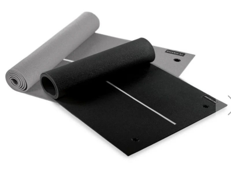 Physical Company BodyZen Yoga Mat with Central Posture Line - Black