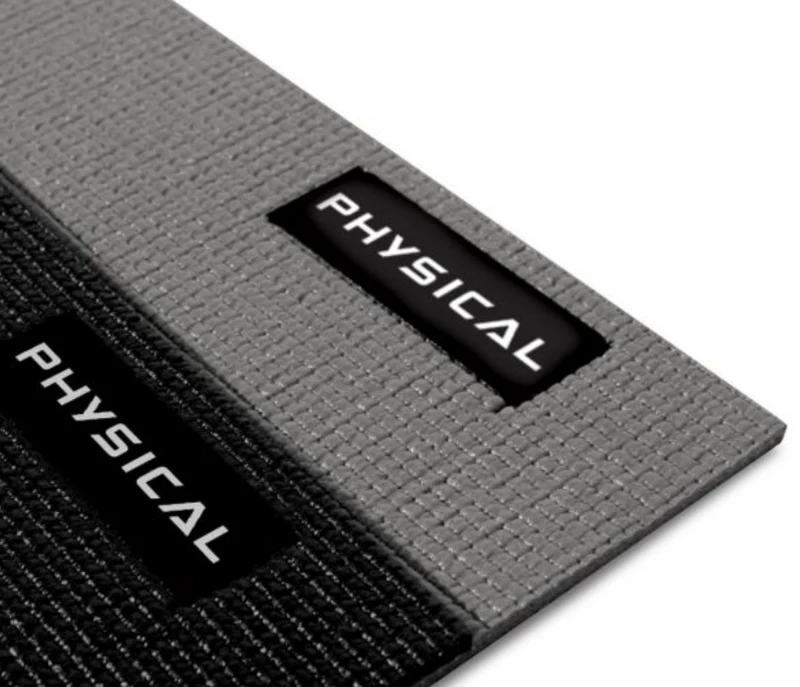 Physical Company BodyZen Yoga Mat with Central Posture Line - Black
