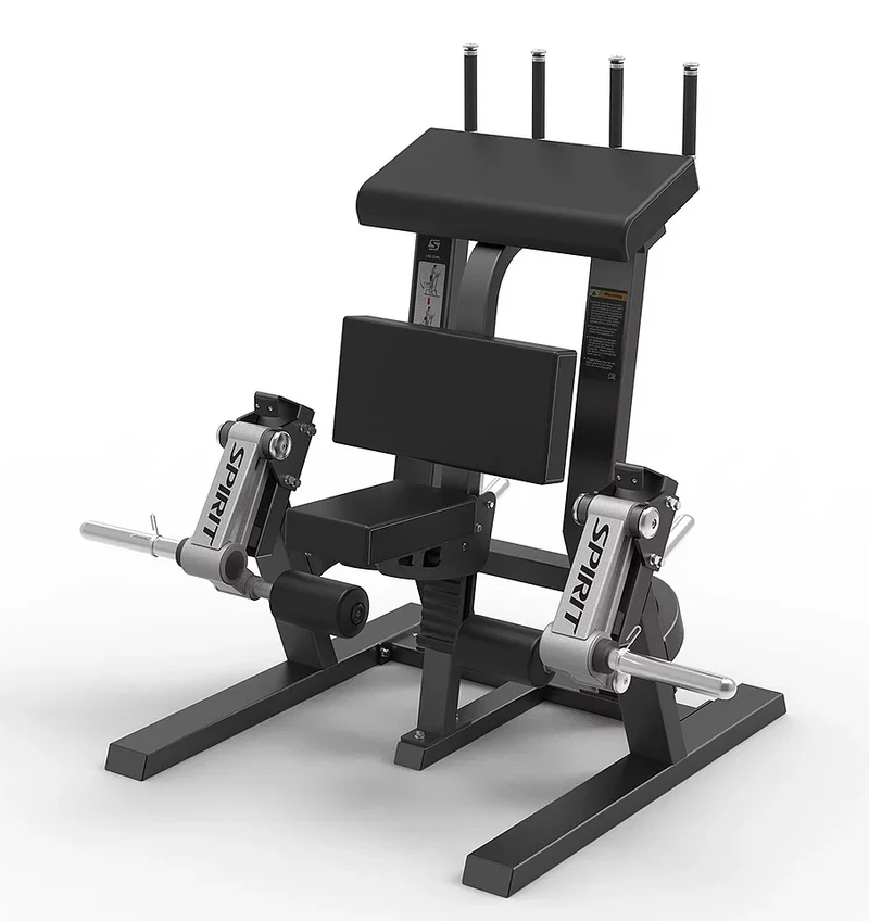 Spirit Standing Plate Loaded Leg Curl Machine