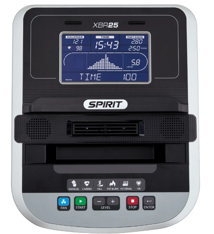 Spirit XBR25 Recumbent Cycle