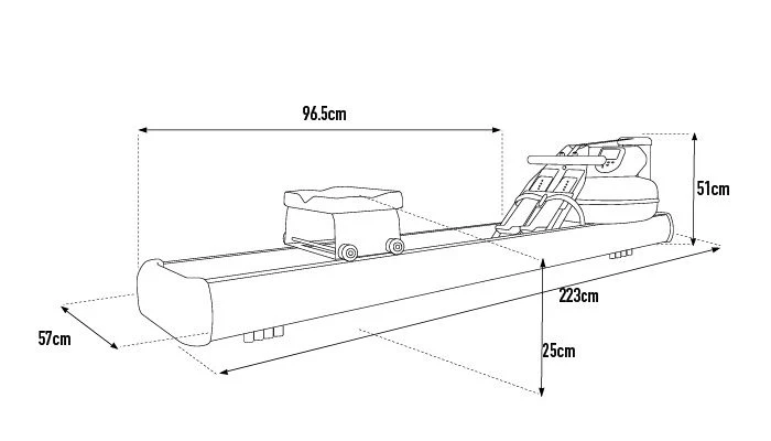 WaterRower M1 Lo-Rise