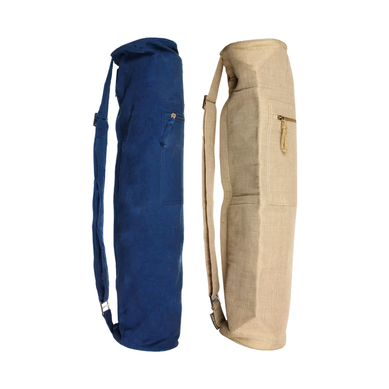 Yoga Mad Jute Cotton Yoga Patterned Mat Bag