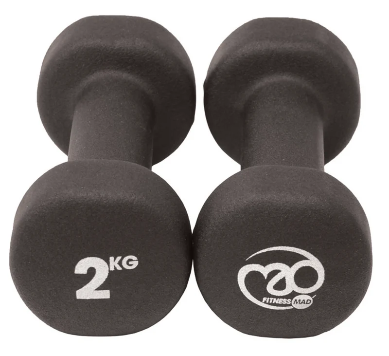 Fitness Mad Neo Studio Dumbbells - Black