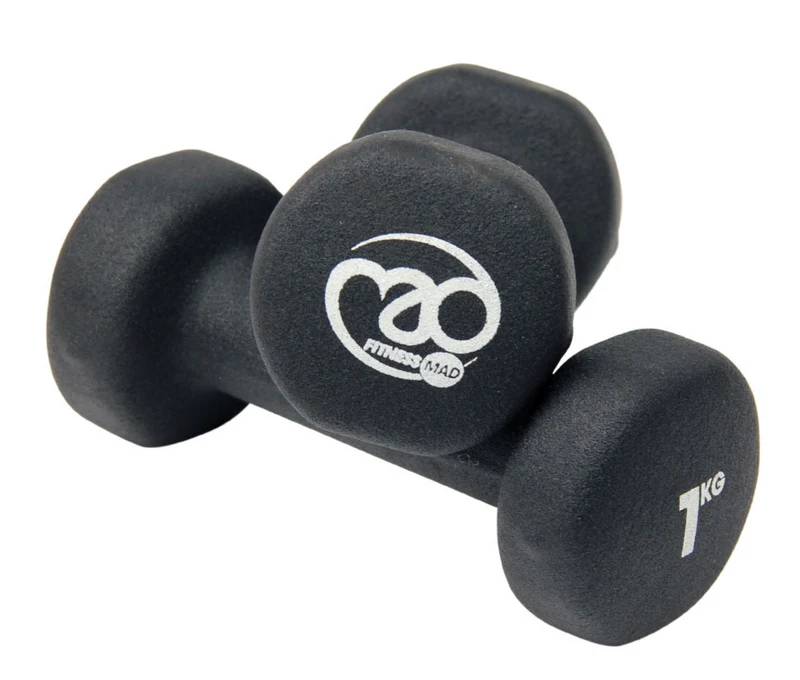 Fitness Mad Neo Studio Dumbbells - Black