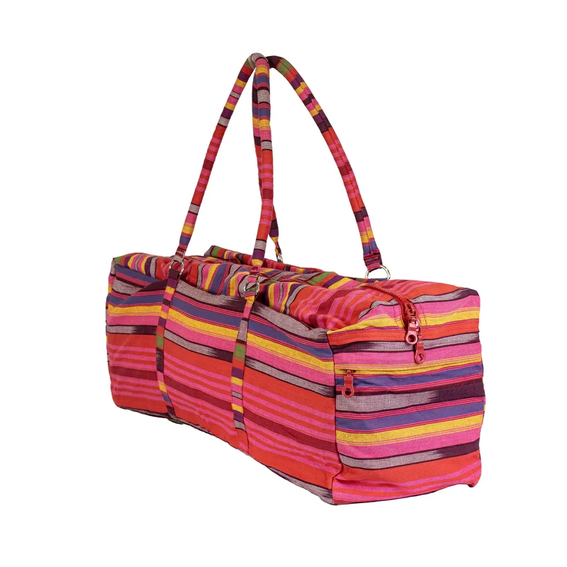 Fitness Mad Striped Powerloom Yoga Kit Bag