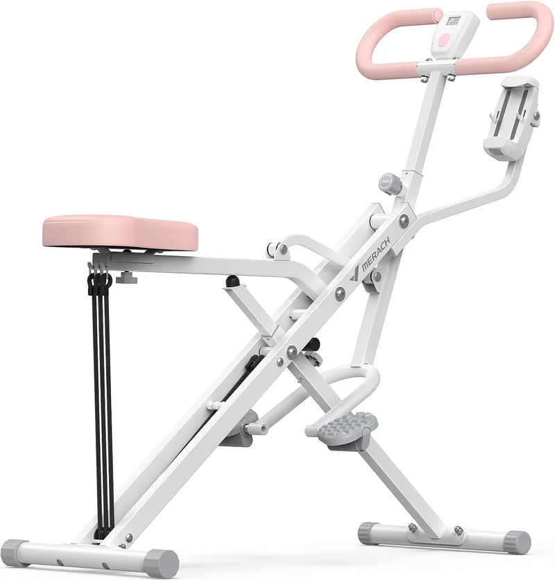 MERACH 2-en-1 Machine à Squats et Rameur - R07 Pro