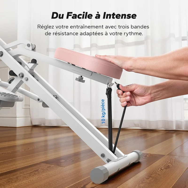 MERACH 2-en-1 Machine à Squats et Rameur - R07 Pro