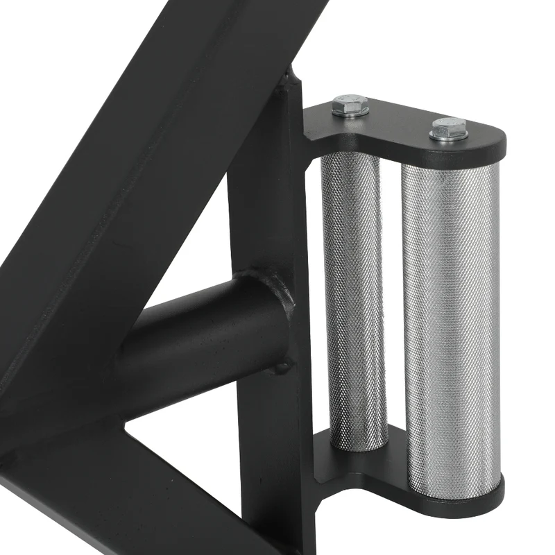 Barre Olympique Hexagonale Ouverte | Noir Mat 50mm (450kg)