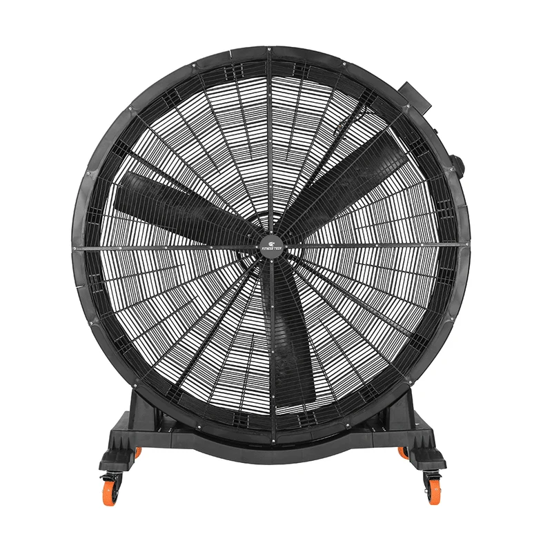 Ventilateur industriel sur pied pour salle de sport