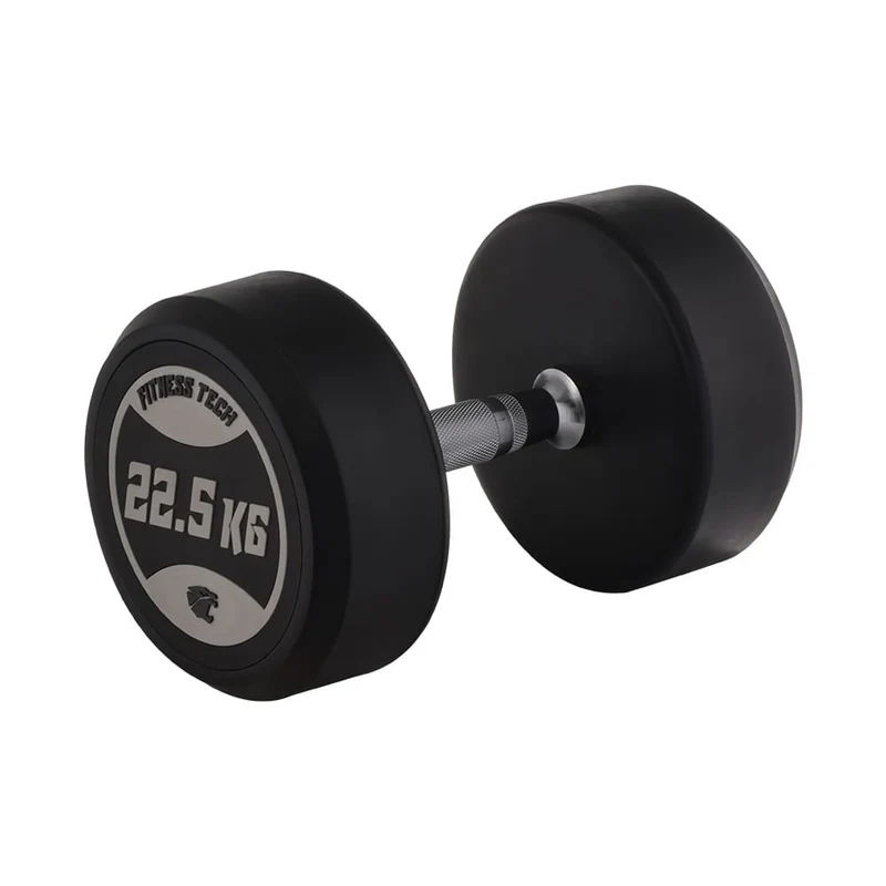 Haltères Ronds en Uréthane 2,5–50 kg (2 Pièces)