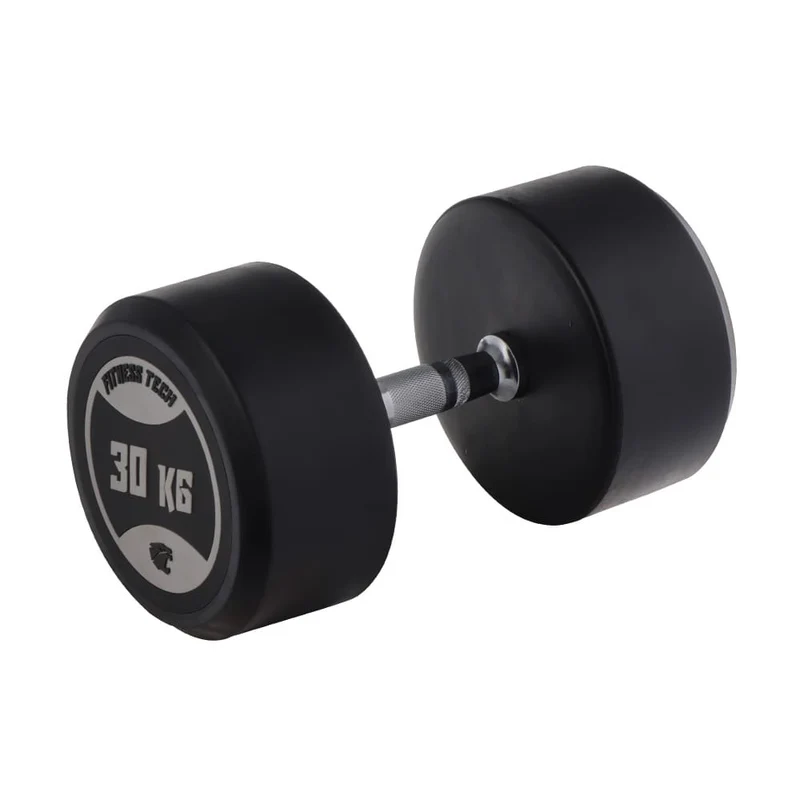 Haltères Ronds en Uréthane 2,5–50 kg (2 Pièces)