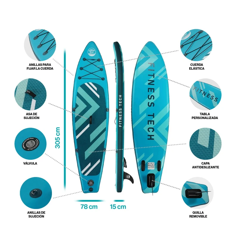 Planche de paddle surf Tabarca 10' (305x78x15 cm)
