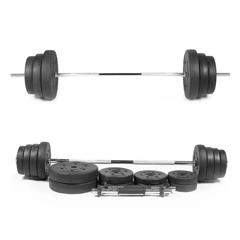 Set barre et 2 haltères de 25 mm