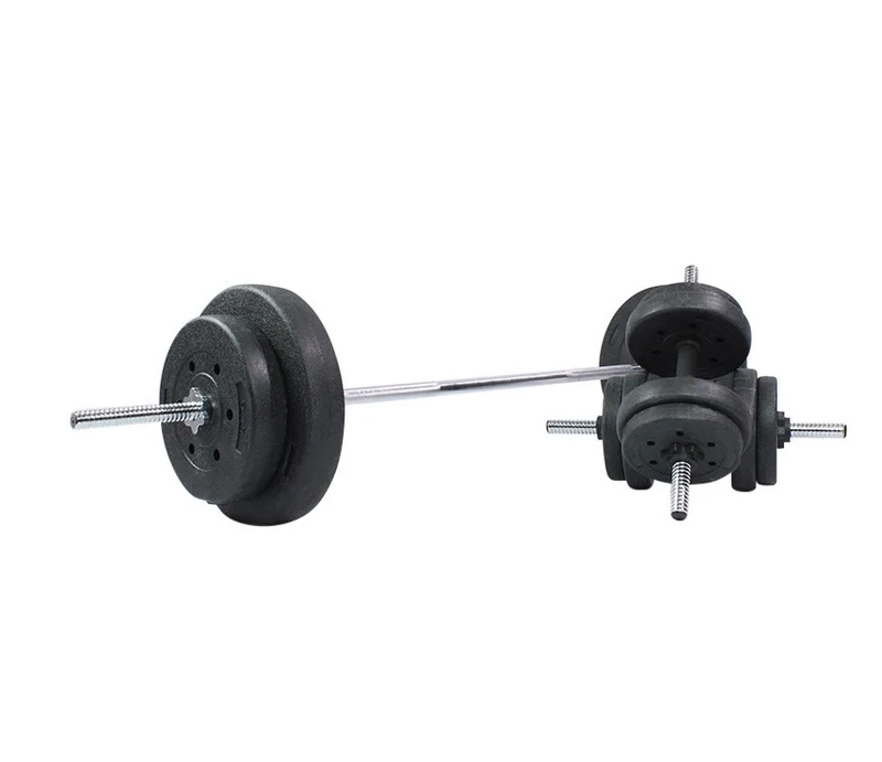 Set barre et 2 haltères de 25 mm