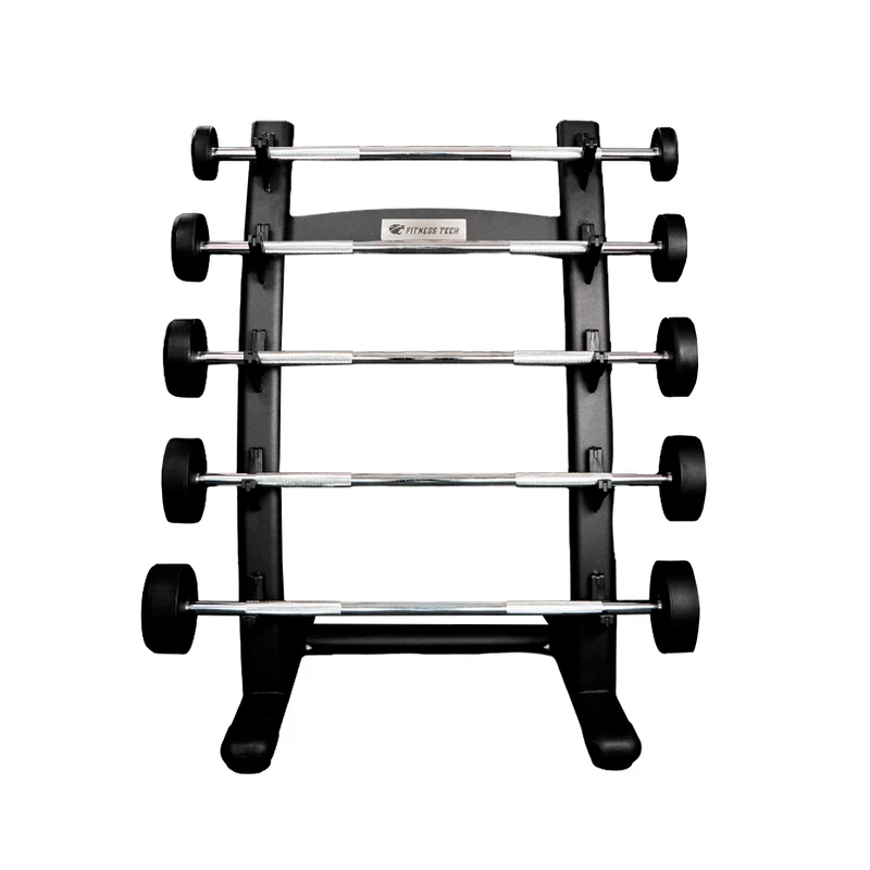 Set de barres droites montées avec support (10 - 30 kg)