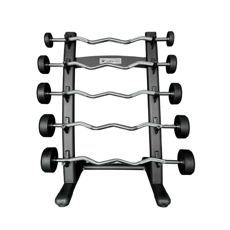 Set de barres montées courbes avec rack (10 - 30 kg)