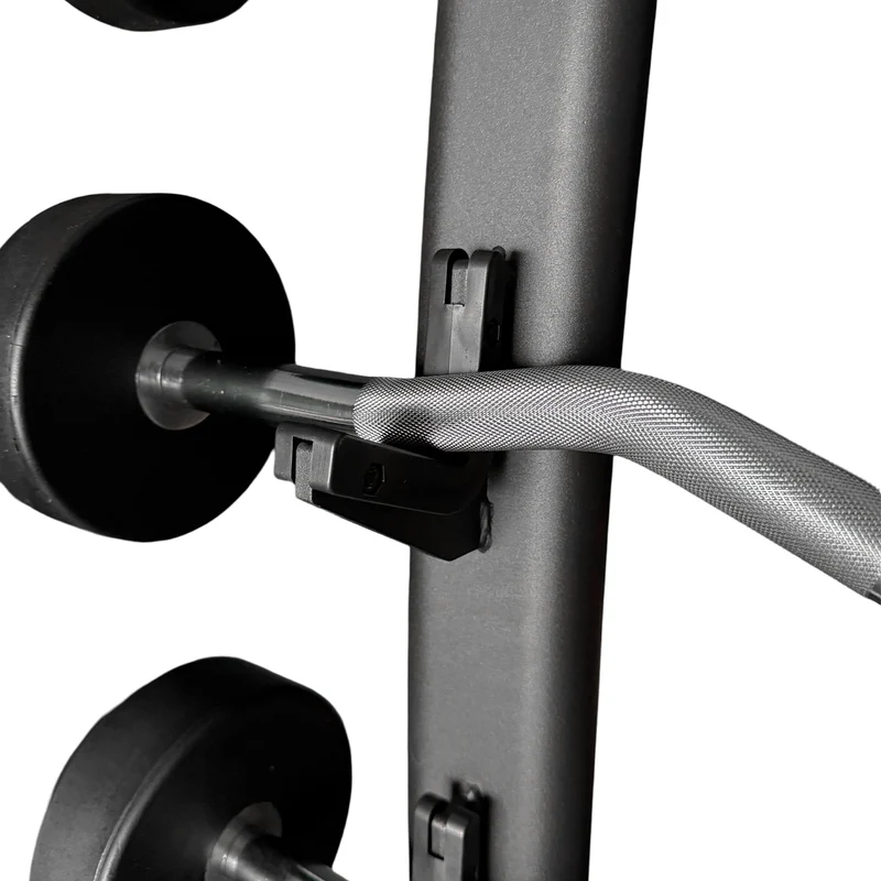 Set de barres montées courbes avec rack (10 - 30 kg)