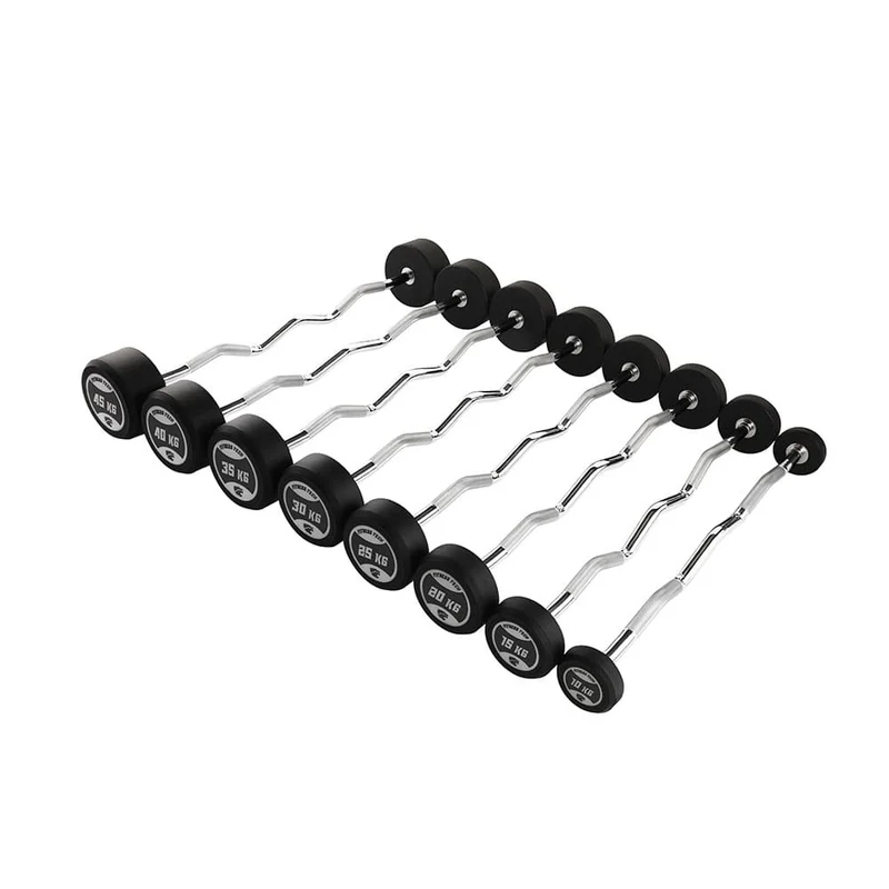 Barres montées courbes (10 - 45 kg)