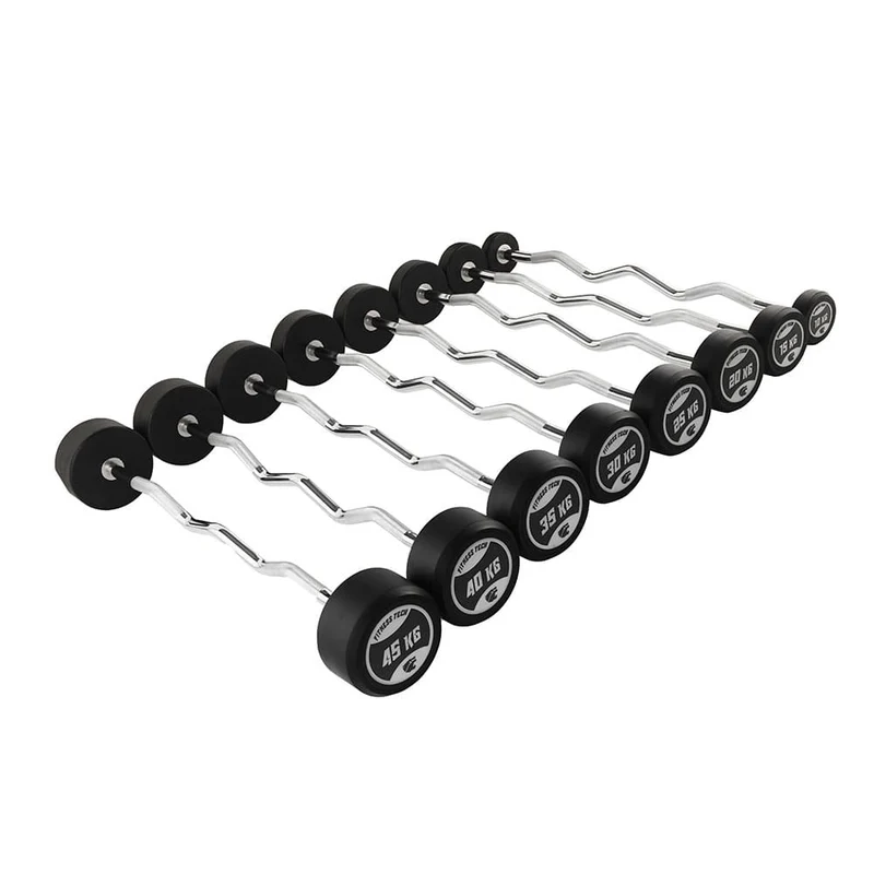 Barres montées courbes (10 - 45 kg)