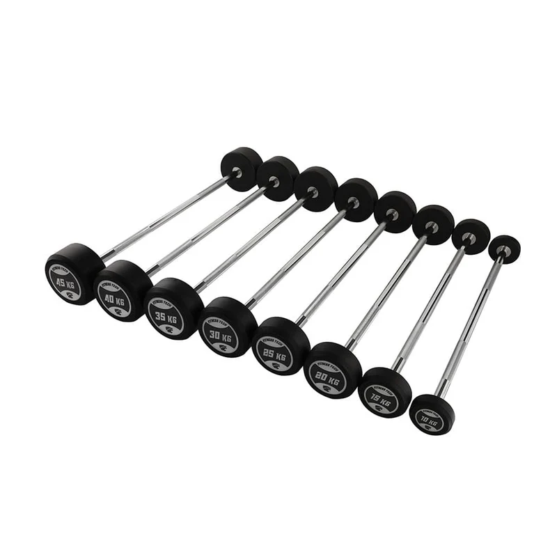 Barres montées droites (10 - 45 kg)