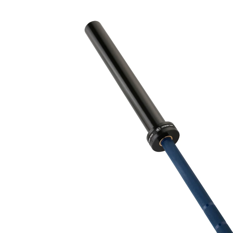 Barre olympique bleue 220 cm x 50 mm 8 roulements