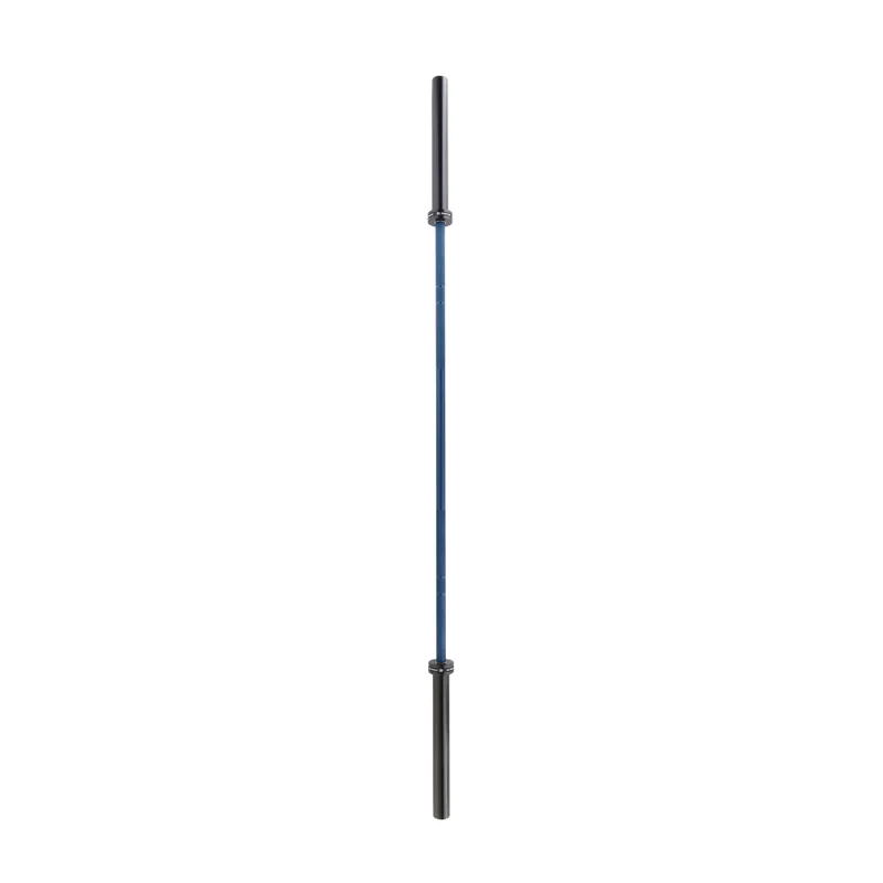Barre olympique bleue 220 cm x 50 mm 8 roulements