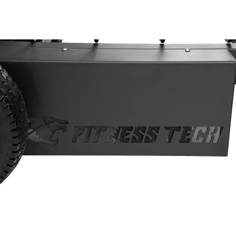 Sled de traction avec résistance magnétique et roues